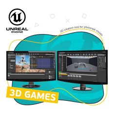 Unreal Engine 4. Игровой движок - КИБЕРшкола программирования для детей, компьютерные курсы для школьников, начинающих и подростков - KIBERone г. Искитим