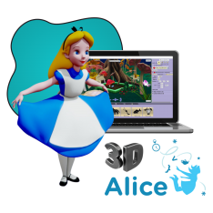 Alice 3d - КИБЕРшкола программирования для детей, компьютерные курсы для школьников, начинающих и подростков - KIBERone г. Искитим