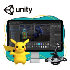 Мир игр на Unity 2D на популярном движке + AI-помощники - КИБЕРшкола программирования для детей, компьютерные курсы для школьников, начинающих и подростков - KIBERone г. Искитим