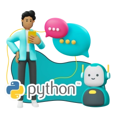 Умный чат-бот на Python на Telegram - КИБЕРшкола программирования для детей, компьютерные курсы для школьников, начинающих и подростков - KIBERone г. Искитим